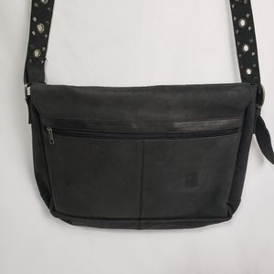 Wilsons M.Julian Leather Nubuck Messenger Crossbody Bag